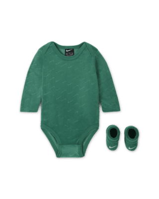 Детские  Nike Baby (0-9M) Velour Swoosh 2-Piece Bodysuit Boxed Set