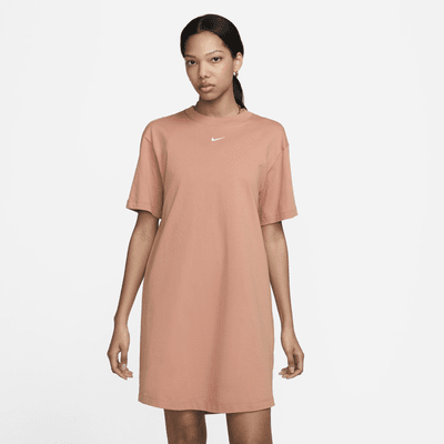 Vestido tipo playera oversized para mujer Nike Sportswear Chill Knit