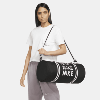 Nike Heritage Duffel Bag (30L)-Black, Polyester