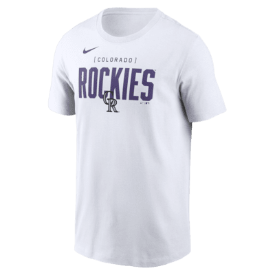 Мужская футболка Colorado Rockies Home Team Bracket