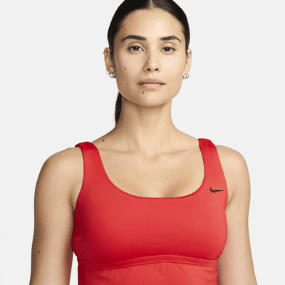 Top de traje de baño para mujer Nike Tankini