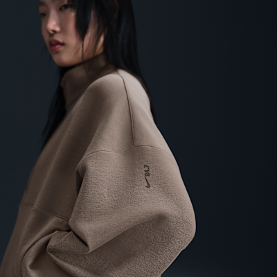 Playera Dri-FIT oversized de medio cierre para mujer Nike 24.7 ImpossiblySoft