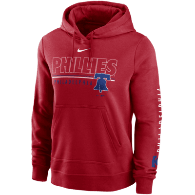 Sudadera con capucha sin cierre para mujer Nike Outline Club (MLB Philadelphia Phillies)