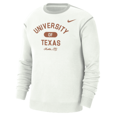 Texas Men's Nike College Crew-Neck Top