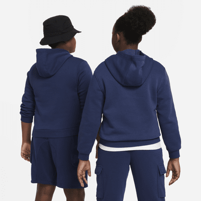 Nike Sportswear Club Fleece Big Kids' Pullover Hoodie (Extended Size)