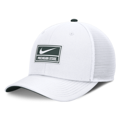 Michigan State Spartans On-Field Swoosh Men's Nike Dri-FIT College Trucker Adjustable Hat