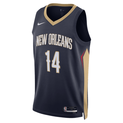 Jersey Nike Dri-FIT de la NBA Swingman para hombre New Orleans Pelicans Icon Edition 2022/23