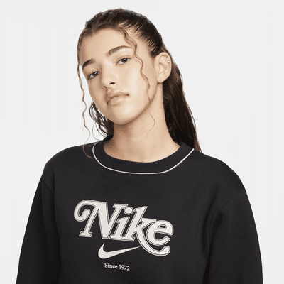 Nike Sportswear Women's Fleece Crew-Neck Sweatshirt