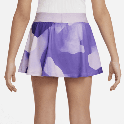 NikeCourt Dri-FIT Victory Big Kids' (Girls') Printed Tennis Skirt