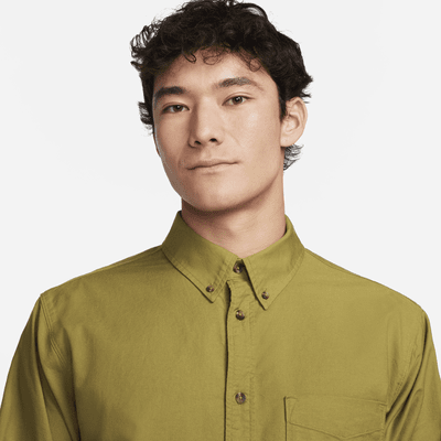 Nike Life Men's Long-Sleeve Oxford Button-Down Shirt. Nike SG