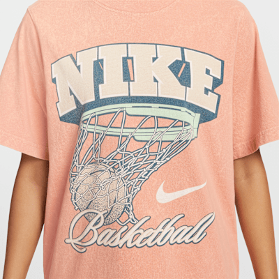 Nike 女款寬鬆短袖籃球 T 恤