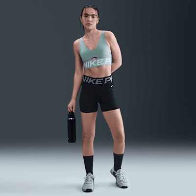 Bra deportivo de media sujeción con almohadillas para mujer Nike Pro Indy Plunge