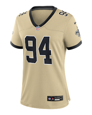 Женские джерси Cameron Jordan New Orleans Saints Women’s Nike NFL Game Jersey