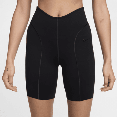 Shorts de ciclismo Dri-FIT de tiro alto de 18 cm con bolsillos para mujer Nike FutureMove