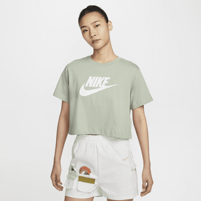 เสื้อยืดเอวลอยผู้หญิง Nike Sportswear Essential