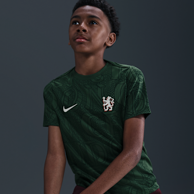 Chelsea FC Academy Pro Nike Dri-FIT Pre-Match-Fußballoberteil (ältere Kinder)