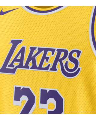 LeBron James Los Angeles Lakers Icon Edition Older Kids' Nike NBA Swingman  Jersey. Nike UK