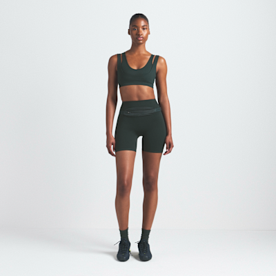 Bra de cuello en forma de U con doble tirante para mujer NikeSKIMS Matte