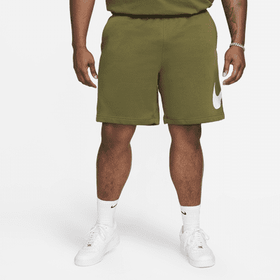 nike men's sportswear club jersey graphic shorts