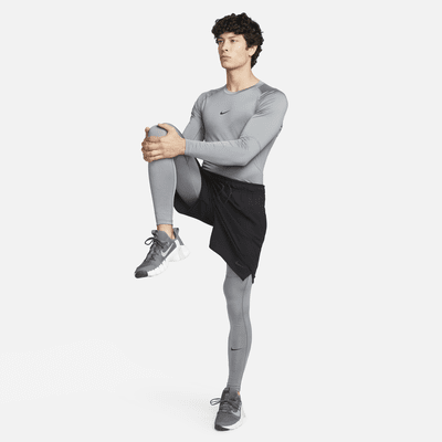 Haut de fitness ajusté à manches longues Dri-FIT Nike Pro pour homme