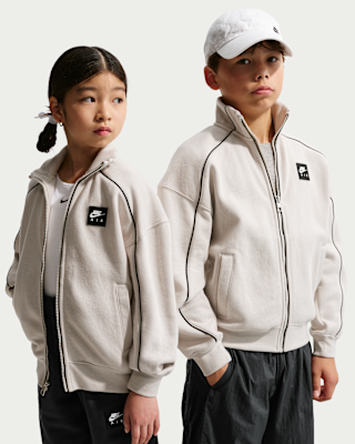 Детская куртка Nike Air Big Kids' Fleece Track