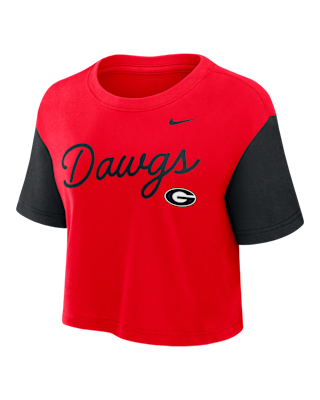 Женская футболка Georgia Script Nike Dri-FIT College Cropped