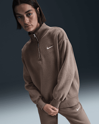 Женский свитшот Nike Sportswear Phoenix Fleece Oversized 1/4-Zip