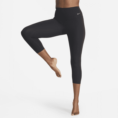 Leggings cropped de tiro alto de sujeción suave para mujer Nike Zenvy