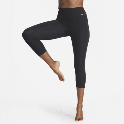 Nike Zenvy Women's Gentle-Support High-Waisted Cropped Leggings. Nike AT