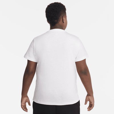 Nike Sportswear-T-shirt til større børn (udvidet størrelse)