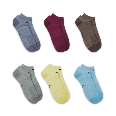 Nike Everyday Lightweight No-Show Training Socks (6 Pairs)