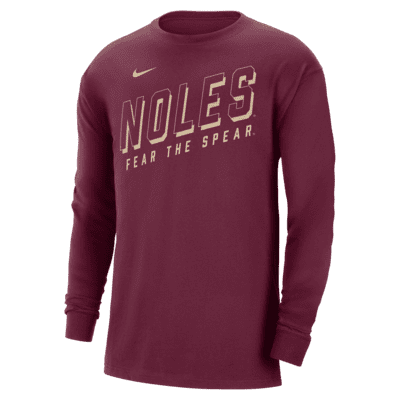 Florida State Men's Nike College Long-Sleeve Max90 T-Shirt