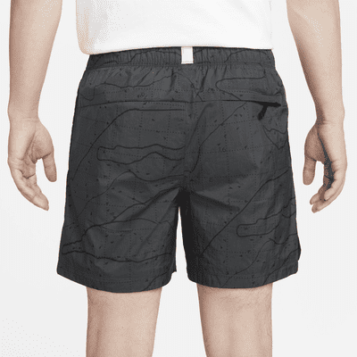 nike woven shorts taupe