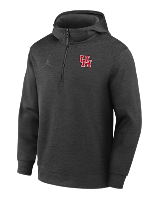 Мужское худи Houston Cougars Nike NCAA Basketball Coaches' Pullover Hoodie для баскетбола