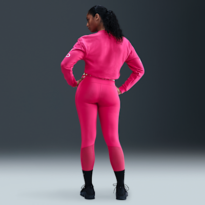 Damskie legginsy ze średnim stanem i wstawkami z siateczki Nike Pro