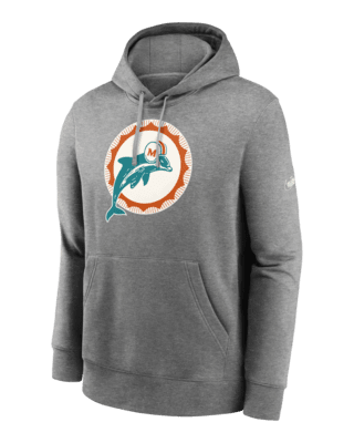 Lids Miami Dolphins Women's Plus Fleece Pullover Sweatshirt - Black