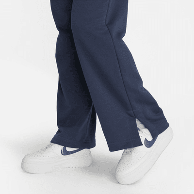 Nike Sportswear Women's High-Waisted Wide-Leg Fleece Trousers