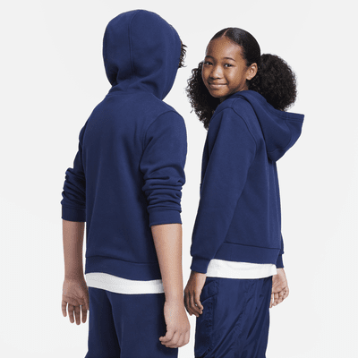 Sudadera con gorro para niños talla grande Nike Sportswear Club Fleece