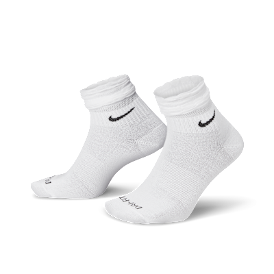 white nike trainer socks