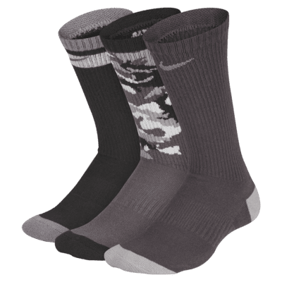 Nike Everyday Cushioned Kids' Crew Socks (3 Pairs)