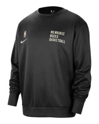 Мужской свитшот Milwaukee Bucks Spotlight Nike Dri-FIT NBA Crew-Neck