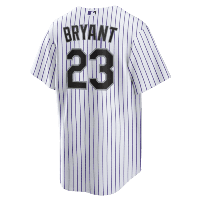 MLB Colorado Rockies (Kris Bryant) Men's Replica Baseball Jersey