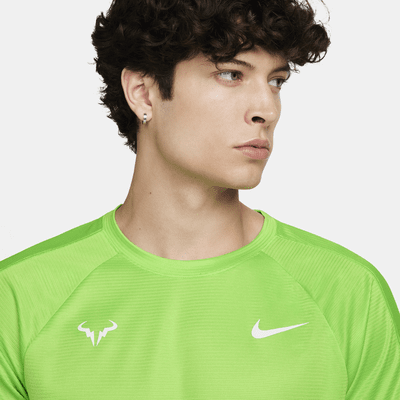 Maglia da tennis a manica corta Nike Dri-FIT Rafa Challenger – Uomo