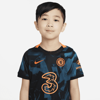 Kit de fútbol para niños talla pequeña Chelsea FC 2021/22 Alternativo ...