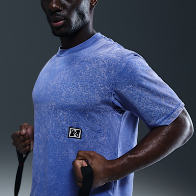 Kortärmad träningströja Nike Gym Heritage Dri-FIT för män