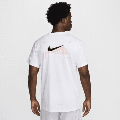 Nike Miler Kurzarm-Laufoberteil mit Grafik für Herren