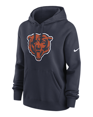 Женское худи Chicago Bears Club Nike NFL Pullover Hoodie