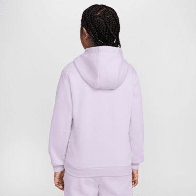 Sudadera con gorro sin cierre para niños talla grande Nike Sportswear Club Fleece