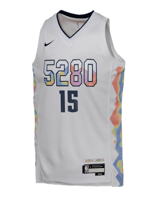 Подростковые джерси Nikola Jokić Denver Nuggets 2024/25 City Edition Big Kids' Nike Dri-FIT NBA Swingman Jersey