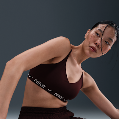 Bra deportivo ajustable con almohadillas para mujer Nike Indy Light Support